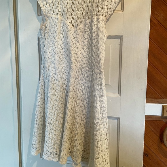 White lace knit dress small - Picture 3 of 5